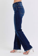 Load image into Gallery viewer, Judy Blue Raw Hem Straight Leg Jeans