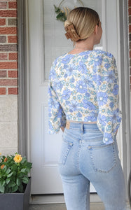 Stevie Floral Woven Crop