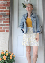 Load image into Gallery viewer, Flirty Floral Skirt with attached shorts