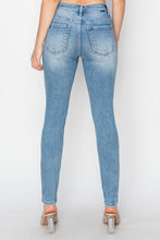 Load image into Gallery viewer, Risen High Rise Knee Distressed Skinny Jeans