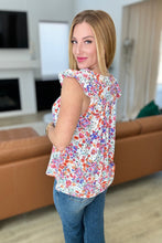 Load image into Gallery viewer, Take A Risk Floral Square Neck Top