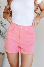 Load image into Gallery viewer, Jenna High Rise Control Top Cuffed Shorts in Pink