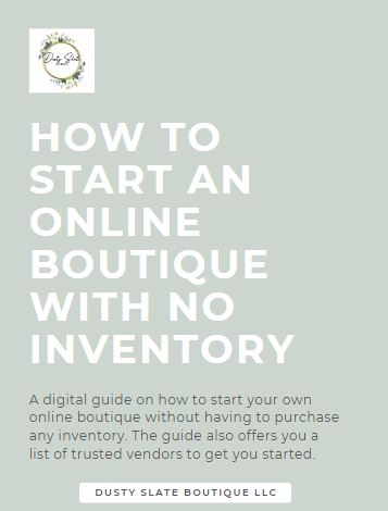 How To Start An Online Boutique With No Inventory