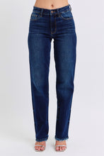 Load image into Gallery viewer, Judy Blue Raw Hem Straight Leg Jeans