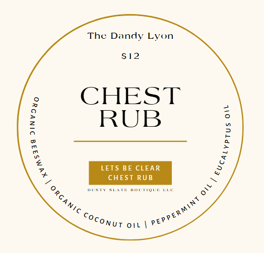 Organic Chest Rub